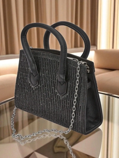 Royalfashion Kopertowa torebka damska z cyrkoniami Seren Voux