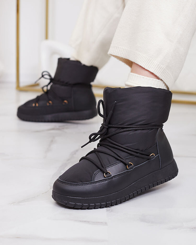 Royalfashion Женские сапоги-скороходы черного цвета Iredas