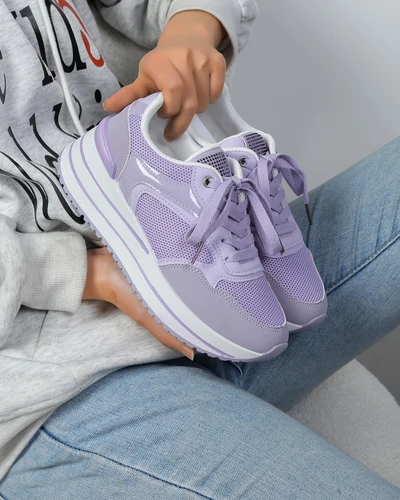 Royalfashion Женские спортивные кроссовки на платформе Revided