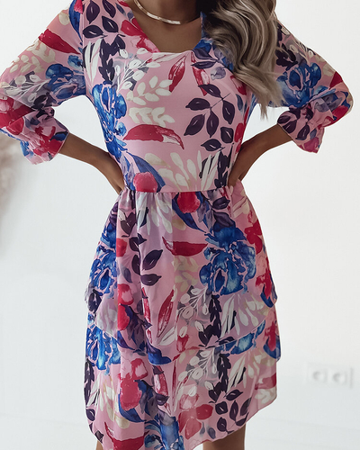 Royalfashion Женское цветочное мини-платье