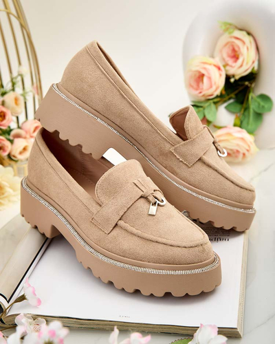 Royalfashion Женские мокасины с цирконами Ali