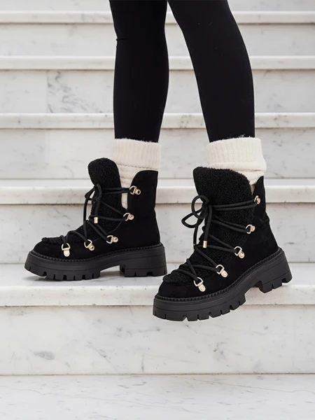 "Royalfashion Lozin" moteriški sniego batai su raišteliais