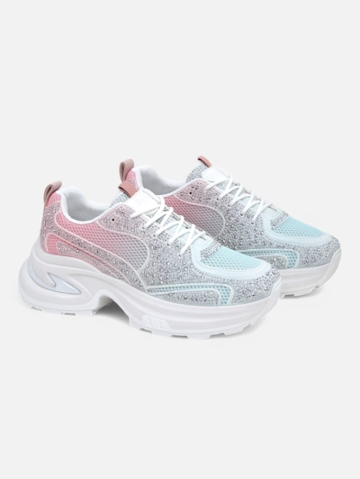 Royalfashion moterški sportiniai treneriai su deimantais Bloss