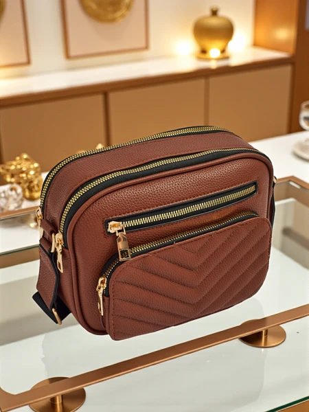 Maža moteriška rankinė iš eko odos „Lunar Elegance“