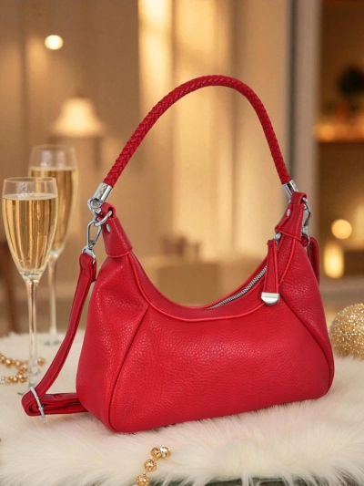 Royalfashion Маленькая женская сумочка из экокожи с декоративным ремешком Lacquea