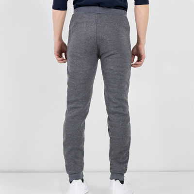 Мужские серые утепленные костюмы - Одежда