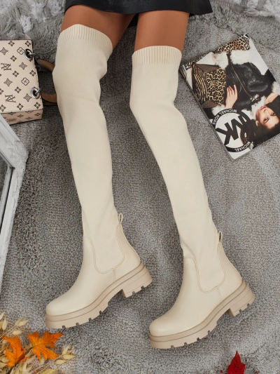 Ilgi moteriški užtraukiami batai Orlina