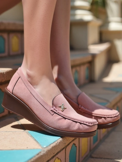 Royalfashion moterški mokasinai ant žemo platformos Lomman