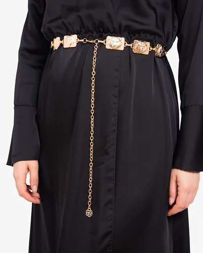 Royalfashion Женский декоративный металлический ремень