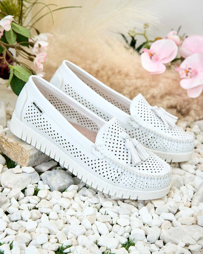 Royalfashion Moteriški ažūriniai mokasinai Molaffa