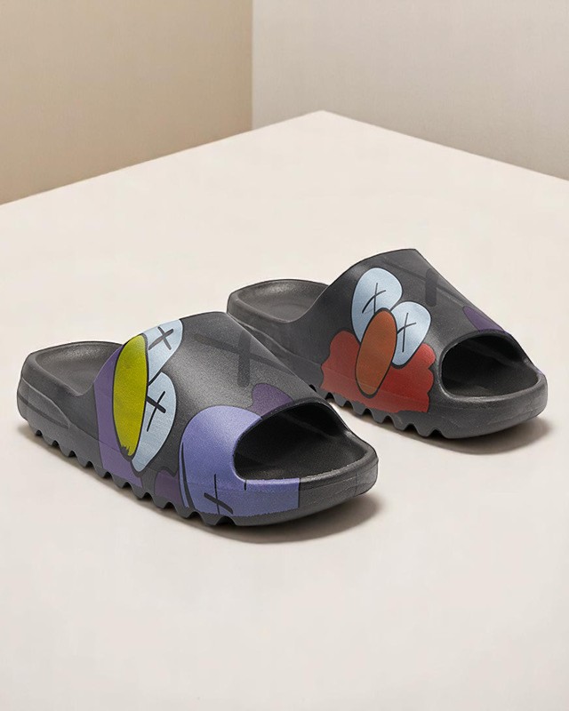 Moteriški sandalai „Aurora“ juodi guminiai stilingi vasarai