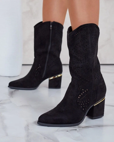 Royalfashion Ažūriniai žemi stiletto batai Hewir
