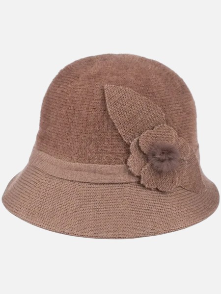 Женская шляпа-котелок с украшением Pearl Belle