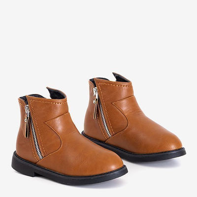 Детские пинетки Nishia светло-коричневого цвета - Обувь