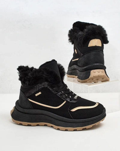 Royalfashion Утепленные женские кроссовки с мехом Mofell