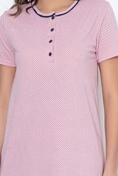 Royalfashion Женская ночная сорочка в горошек