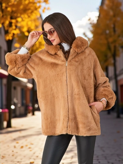 Женская куртка Royalfashion из искусственного меха
