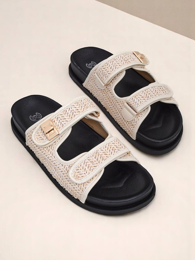 Royalfashion Женские тапочки с плетением Delibeli