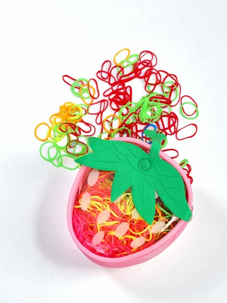 Royalfashion Gumki Silikonowe Truskawa – Kolorowy Sztos