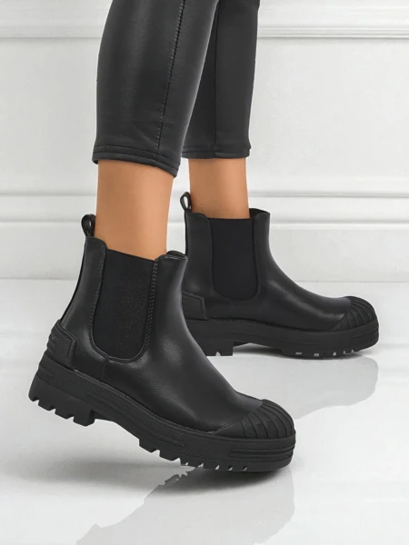 Ботинки на платформе из экокожи Amber Veil