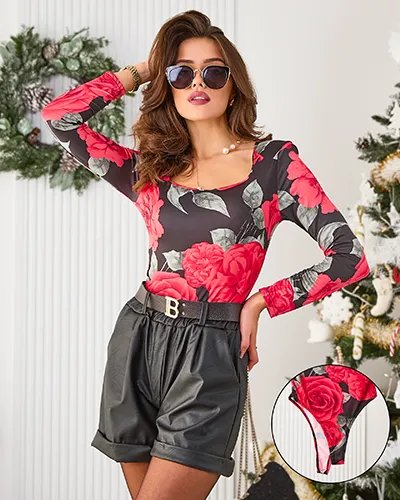 Royalfashion Moteriškas kūno apdangalas su raštu