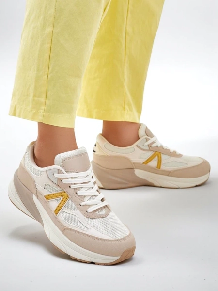 Royalfashion moterų sportiniai sneakersai ant storesnio pado Moderax