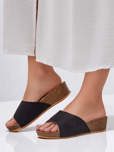 Royalfashion Moteriški žemi wedge sandalai Maderas