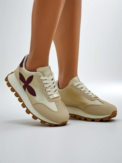 Royalfashion moteriški sportiniai sneakers'ai su storesniu padu Aloqa