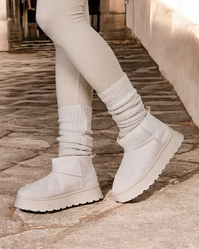 Royalfashion Короткие сапоги а-ля зимние сапоги для женщин Hezio