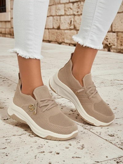 Royalfashion Женские тканевые спортивные слипоны Teletta