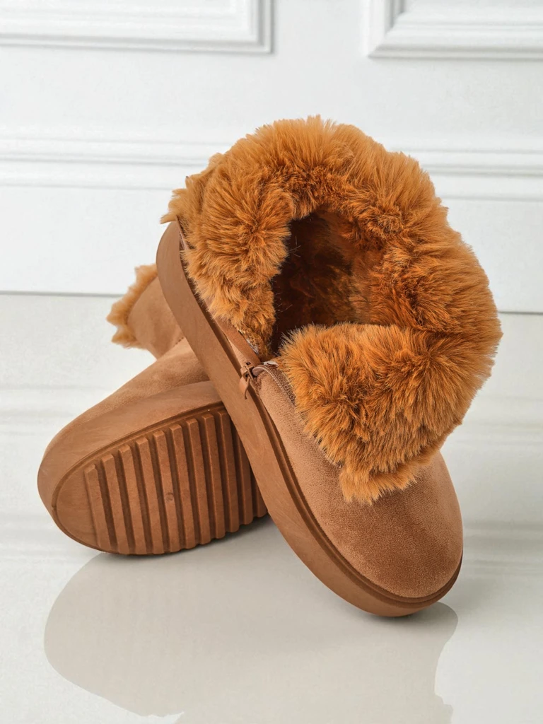 Royalfashion Короткие женские ботинки a'la снегоходы Aurelia Classico