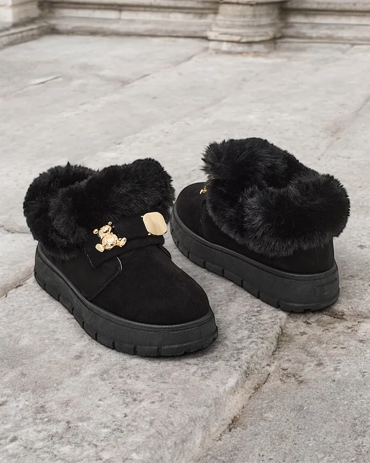 Royalfashion Женские короткие сапоги a'la snow boots Dobis