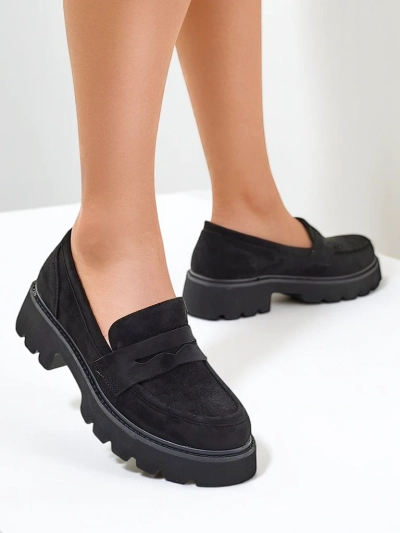 Royalfashion Moteriški ekologiški zomšiniai mokasinai Eratta