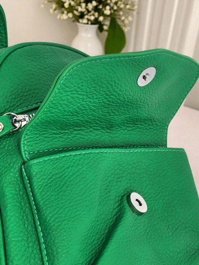 Plecak damski Elettra Verde Kr
ólewska Moda sk
óra ekologiczna 25x25x10 cm