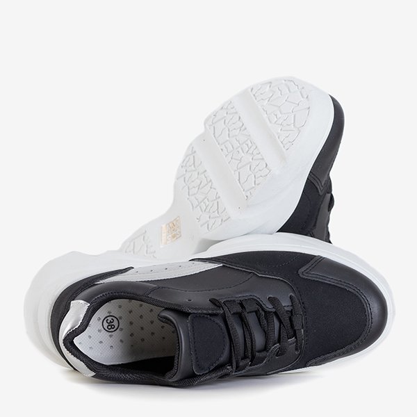 Черные женские кроссовки на платформе Minervina - Обувь