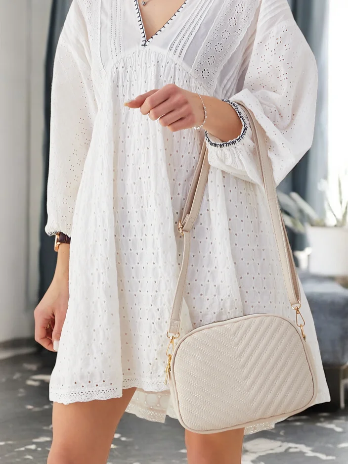 Royalfashion Maža ovali moterų delninė, pagaminta iš ekoskins.