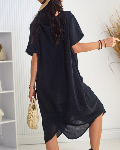 Royalfashion Medvilninė moteriška oversize suknelė