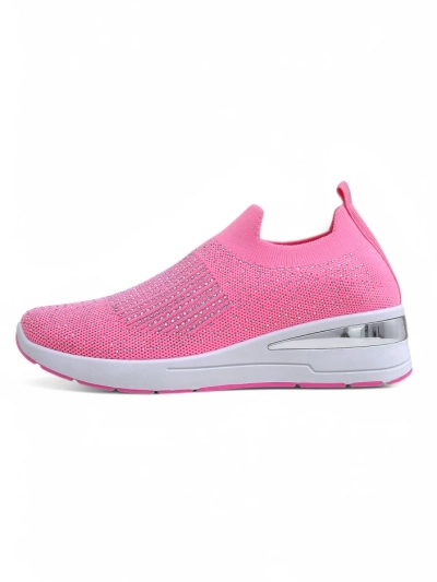 Royalfashion Slip-on moteriški platforminiai sportbačiai su rhinestones Qelavise