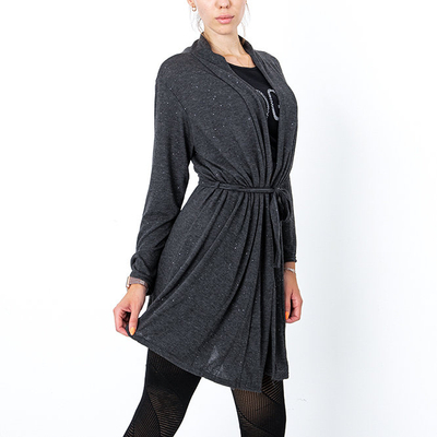 Женский кардиган цвета графит