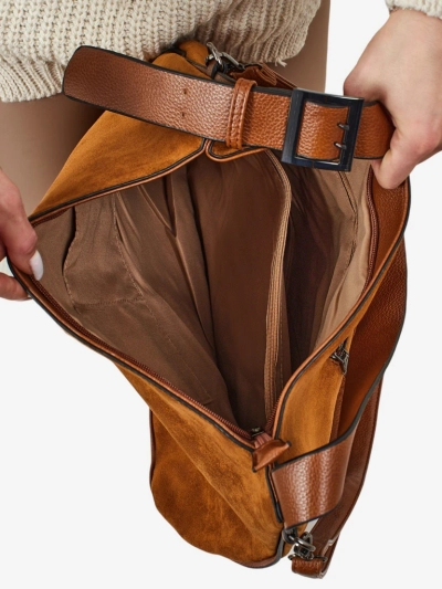 Женская сумка-шоппер из эко-замши Donenn