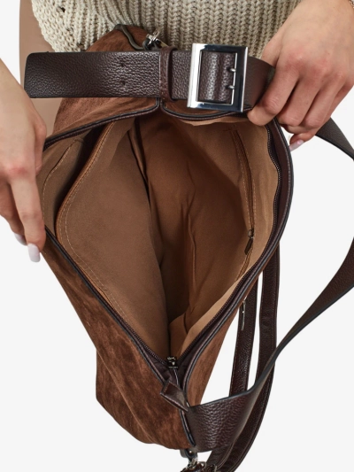 Женская сумка-шоппер из эко-замши Donenn