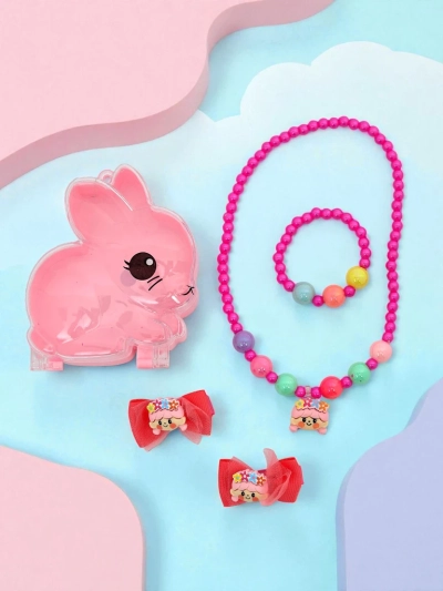 Детский комплект украшений Bambina Allegra Fuschia