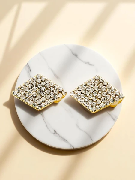 Royalfashion Įsegami moteriški auskarai su cirkoniu