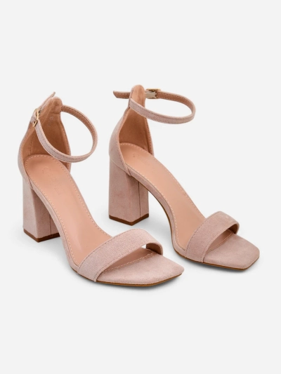 Royalfashion moterų eco zomšos sandalai Qwadrat