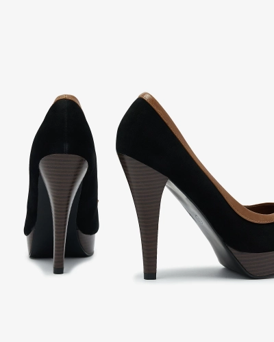 Черные женские туфли на высокой шпильке Zistin- Footwear