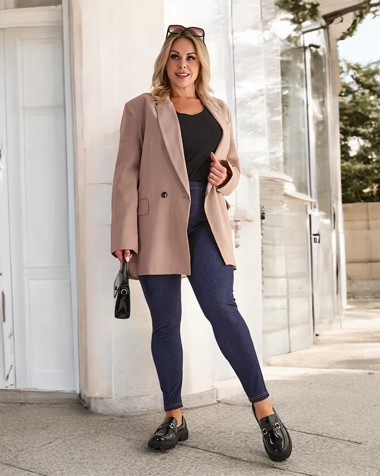 Royalfashion Женские треггинсы PLUS SIZE Брюки