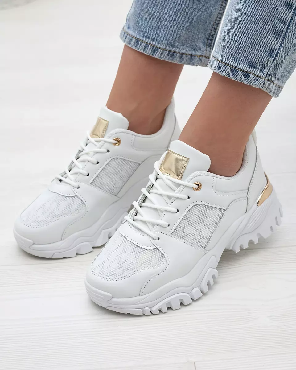 Balti moteriški sportiniai bateliai Irecti- Footwear