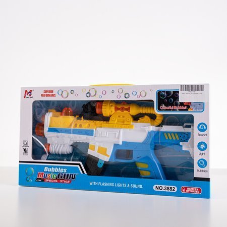 Mėlynas muilo burbuliukų pistoletas - Žaislai