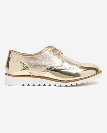 OUTLET Gold moteriški batai su brokato sidabro Retinisa įdėklais - Avalynė