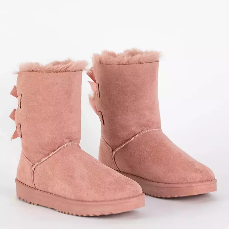 OUTLET Rožiniai moteriški sniego batai Izzuni- Avalynė